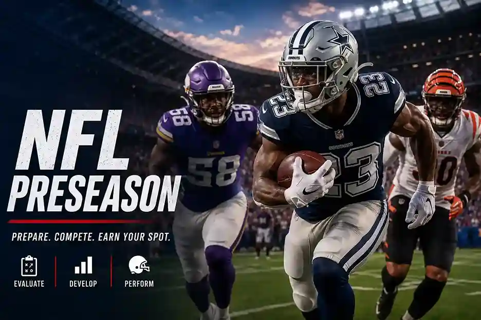 NFL preseason 2026 football action